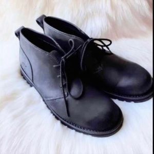 NWOT TIMBERLAND MEN’S A179R GRANTLY BLACK NUBUCK LEATHER CHUKKA BOOTS SIZE 11